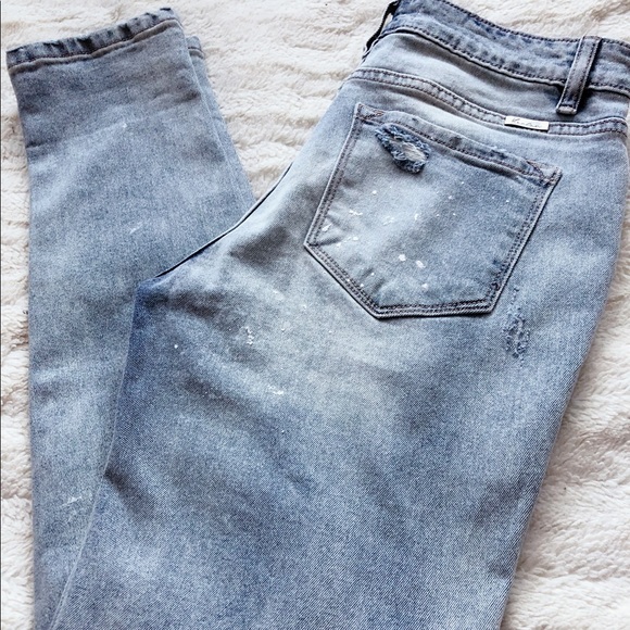 Kancan Paint-Splattered Distressed Denim - Picture 3 of 3